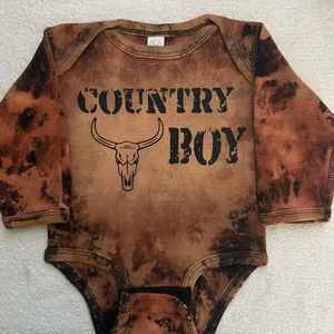 Cow Skull Onesie